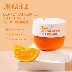 Dr Rashel - Vitamin C Exfoliating & Brightening Face & Body Scrub